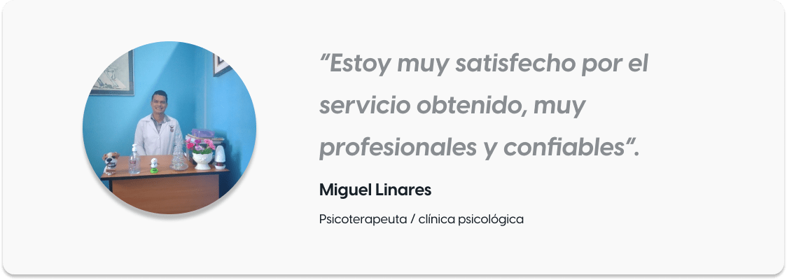 Testimonial Miguel Linares