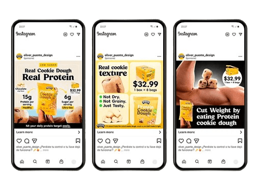 Creativos que detienen el scroll y generan ventas.
